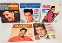 Elvis Presley 45 RPM 7" Vinyl (5 pcs)