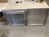 Two 34" Flo-Master Shutters