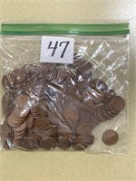 (180) Wheat Cents Various Dates