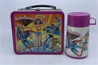 1976 DC Comics Super Friends lunchbox & thermos
