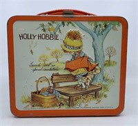 Holly Hobbie lunchbox, orange rim