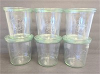 Weck Rundrand-Glas 100 Jars 6-Piece Set