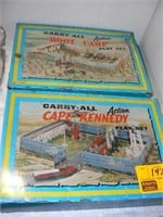 2 1960'S MARX PARTIAL PLAYSETS (CAPE KENNEDY,