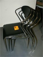 SET OF 4 STACKING CHAIRS
