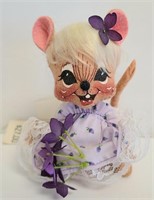 Annalee Spring Violet Mouse Doll 1999