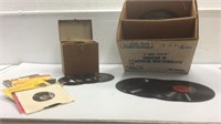 Vintage 45's and 78's Record Collection K7E