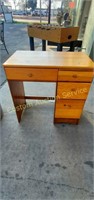 Wooden desk 30.5" L x 16" W x 30" H