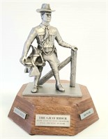 Vintage Pewter Gray Rider Trooper Figurine