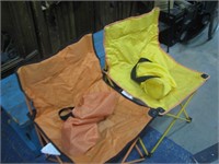 2 camping chairs