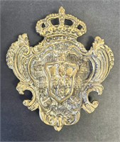 Solid Bronze Coat of Arms Trinket Dish