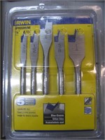 irwin 5 pc spade bit set