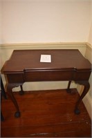 American Chippendale Mahogany Card Table