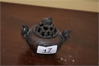 Solid Brass Chinese Incense Burner