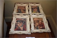 4 Framed Pictures As Found