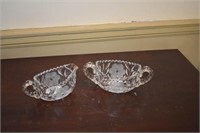 2pcs of Cut Crystal