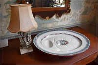 Turkey Platter As Found Cracked ~ Repaired &