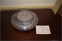 Silver Plate Serving Dish & Nam Hospital Auxilary