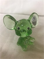 Hand Painted Fenton Mouse in Box