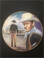 John Wayne collector plate 9 1/4 inches in