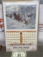 Vintage Winchester advertising calendar Lee’s Gun