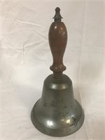 Large Dinner Bell measures 6” across bell. 10.5”