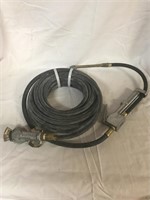 25’ Air Hose with Air Gauge and quick connect for