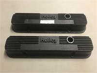 Pair of Aluminum Holly Valve Covers for Pontiac