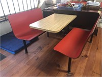 Table out of Restaurant, seats 4 comfortably
