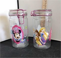 2 Disney Storage Jars