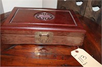 Vintage Asian wood box