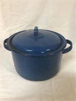 1 gallon enamel pot with lid