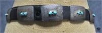 Sterling Silver & Turquoise Belt