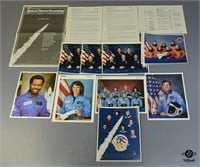 NASA Challenger Official Photos & Crew Bios 10+pc