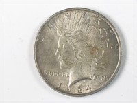 1924(P) Peace silver dollar,