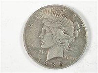 1935-S Peace silver dollar