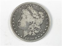 1880-S Morgan silver dollar