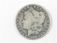 1900-O Morgan silver dollar