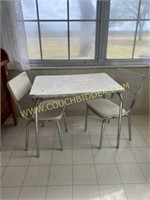 Vintage childrens table and chairs