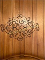 Large iron home interior wall decoration