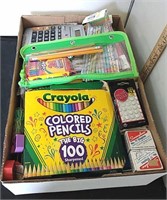 Box of School Supplies