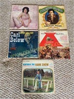 Assorted 33 country record albums