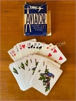 Aviator and Blue Bird Playing Cards
