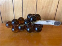 Amber Glass Grapes
