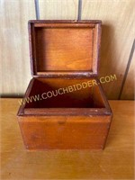 Wooden recipe Box