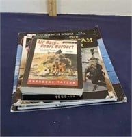 Military books.