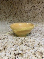 Yellow ware crock Bowl