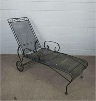 Wrought Iron Chaise Lounge