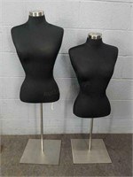 2x Mannequin Torso On Stand