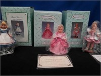 3 Madame Alexander Figurines in Box