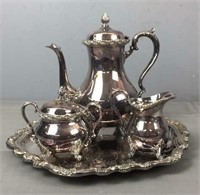 Wilcox Silver Plate Tea Set